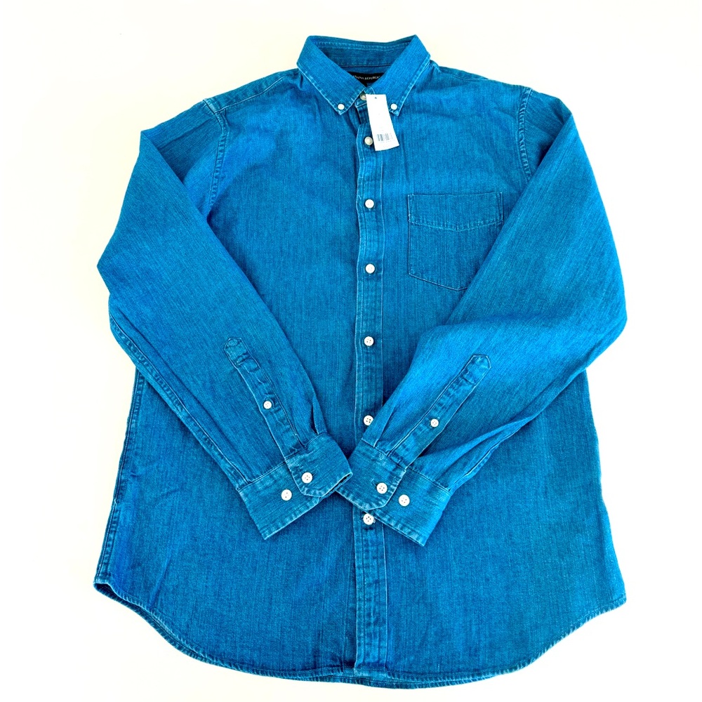 NWT Men’s Banana Republic Button-Down Denim Shirt